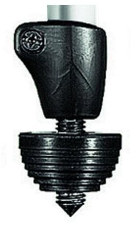 Manfrotto Monopod Foot, Black, Screw Mount, Compatible with Camera, 694CX