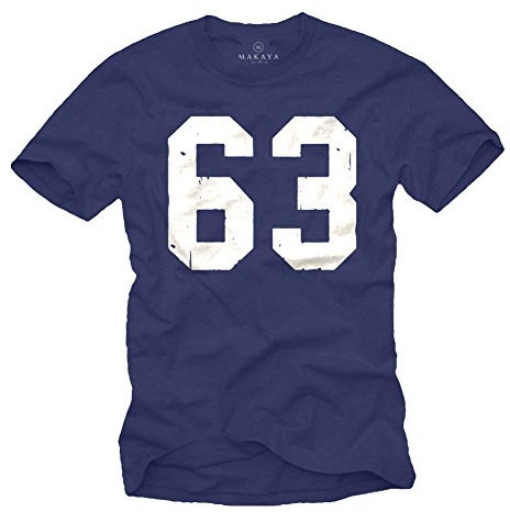 Mücke 63 T-Shirt für Herren - XXXXXL Blau