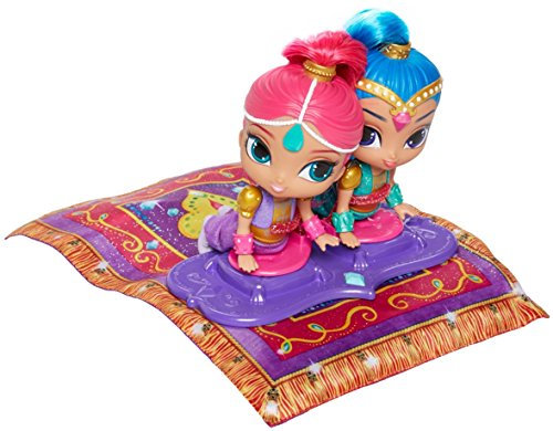 Shimmer and Shine DGL84 Magic Flying Carpet Elektronische Puppe Spielset - Fisher Price Nickelodeon Spielzeug