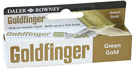 Daler-Rowney Goldfinger Gilding Colours, Aluminium Tube, 0.74oz - 22 ml, Green Gold