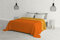 Italian Bed Linen Elegant Steppdecke für Doppelbett 260 x 270 cm Arancio/Giallo