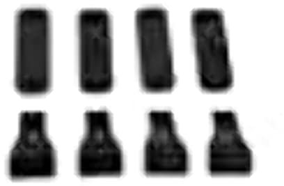 Rhino Rack 2500 Dachträger Pad & Klemm-Kit DK397 4 Stück