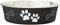 Loving Pets Stainless Steel Bella Dog Bowl Non-Slip Dishwasher Safe & Bacteria Resistant Metallic Pet Dish - Espresso - Large (1.5 Litre)