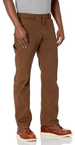 Dickies Herren Relaxed Fit Straight Leg Carpenter Duck Jeans Arbeitshose, Holz, 30W / 30L