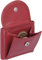 LEAS Extra kleine Minibörse Echt-Leder, rot Mini-Edition