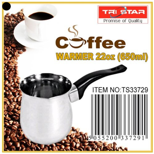 Stainless Steel Turkish Coffee Milk Sauce Warmer Pot 650ml (Turkish Coffee Pot)