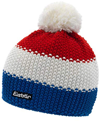 Eisbär Mütze Star Pompon, Lapis/White/ardea, One Size