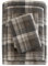 Woolrich Parure de lit 4 pièces en Flanelle 100% Coton imprimée Cottage Charms - Chaude et pelucheuse - Poche ajustée pour Matelas jusqu'à 35,6 cm - Motif écossais Marron