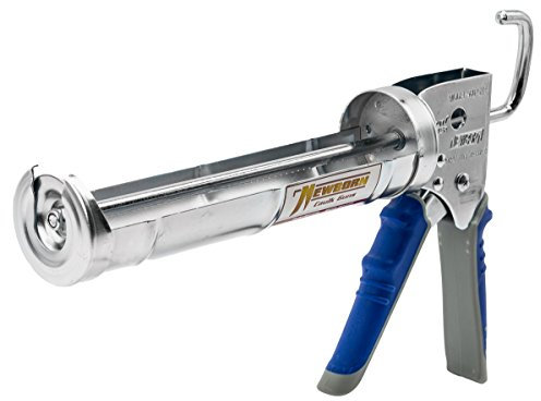 Newborn 960-GTR Super Ratchet Rod Cradle Caulking Gun with Gator Trigger Comfort Grip, 1/10 Gallon Cartridge, 6:1 Thrust Ratio
