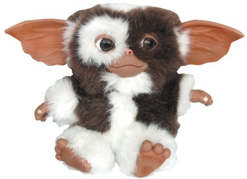 Gremlins Plüschfigur Gizmo - Süßer Mogwai lächelnd, Mund geschlossen, ca 16 cm