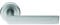 Carlisle Brass Serozzetta Edge Door Handle, Satin Chrome