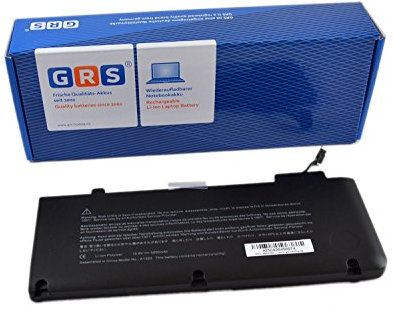 GRS Akku kompatibel mit Apple MacBook Pro 13, ersetzt: A1322 A1278 Laptop Batterie 4400mAh 10,8V