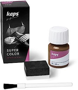 KAPS Super Color, Leather Dye for Natural Leather, Faux Leather and Fabric, Leather Dye 25 ml (168 - Whisky)