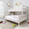 Noa & Nani Hanna Triple Bunk Bed with Single and Double Bed in Classic White