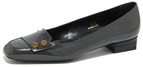 Tod's 0451O Mocassino Grigio Scarpe Donna Loafer Women [36]