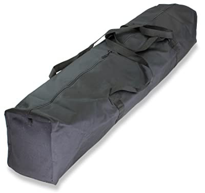 SPORTIKEL24 Tragetasche für Kombi-Kegelhürden & Stangen – schwarz, 120 × 30 × 30 cm, strapazierfähig & abwaschbar, für bis zu 5 Hürdensets