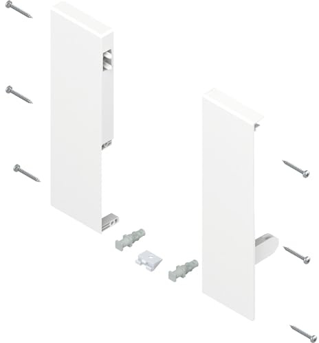 BLUM ANTARO Tandembox BLUM Fronthalter H D KS Seidenweiß