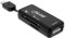 InLine 66776 OTG Card Reader Dual Flex, für SD und microSD, mit USB Buchse und 2 Kartenslots