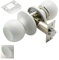 WOLFPACK LINEA PROFESIONAL - Pomo Puerta Sencillo Blanco Para Pasillo