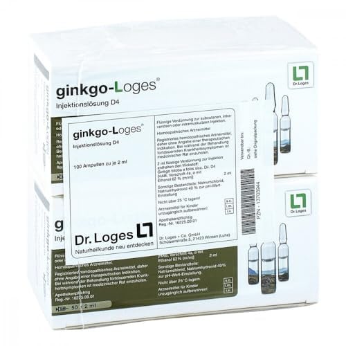 Ginkgo-loges Injektionslösung D4 Ampullen 100X2 ml