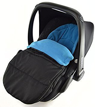 Car Seat Footmuff/Cosy Toes Compatible with Maxi COSI Cabrio Pebble Ocean Blue