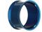 Double Flare Flesh Tunnel - Stahl - Blau 14 mm