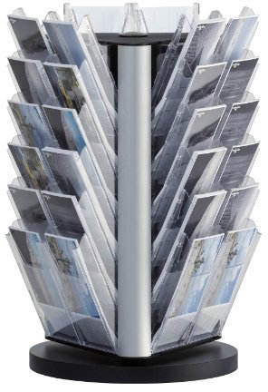 Durable 861519 Prospektspender Combiboxx table (1/3 A4 XL, 440 x 620 mm)transparent