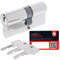 Abus Sicherheitsschloss Profilzylinder C73 gleichschliessend + 3 Schlüssel + ToniTec CodeCard 35 45