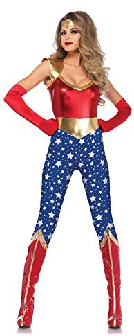 LEG AVENUE Damen Sensational Super Hero Kost me, Mehrfarbig, Größe: L (EUR 40)