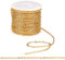 PandaHall 10m Halskette Ketten Goldenes Eisen Kreuz Ketten Link Kabel O-förmige Kette für Halskette Schmuck Zubehör DIY Herstellung, 3x2.2x0.6mm