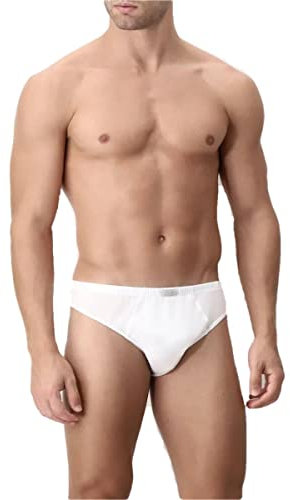 CAGI 6 Mini Slip Mutanda Uomo Art 1208 100% Filo di Scozia Bianco 4 5 6 7