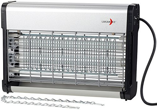 Lunartec Insektenkiller: UV-Insektenvernichter IV-520 mit austauschbarer UV-Röhre, 23 Watt (Insekten Griller, Insekten-Vernichter, Schwarzlicht)
