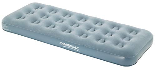 Campingaz Luftbett Quickbed Single - Indoor/Outdoor Luftmatratze eine Person, Velours Gästebett, Komfort Einzelbett, Campingbett, Wandern, Trekking, Festivals, 188 x 74 x 19 cm, max. 148 kg