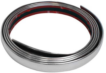 Eufab 30182 Baguettes pour voiture chrome (L x l) 2.45 m x 21 mm