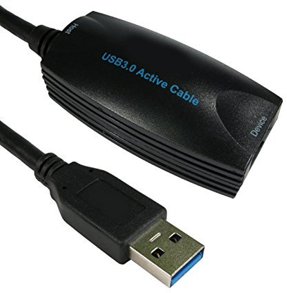 kenable USB 3.0 SuperSpeed Repeater Extension Cable A Male to Female Active 5m [5 metres]