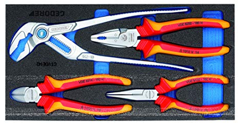 GEDORE Check-Tool-Modul leer, 1 Stück, EI-1500 CT1-VDE142 L