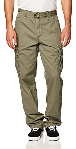 UNIONBAY mens Survivor Iv Relaxed Fit Cargo - Reg and Big Tall Sizes Casual Pants, Leaf, 32W x 32L US