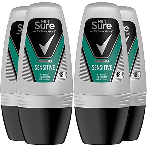 Sure Men Sensitive Anti-Perspirant 50Ml - Pack Of 4