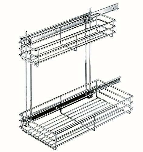Kesseböhmer Putzmittelauszug 217 x 420 x 470 mm Spülen Schrank Küchenauszug Chrom *517909