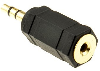kenable 2.5mm Stereo Socket to 3.5mm Stereo Jack Plug Audio Cable Adapter Gold Plated