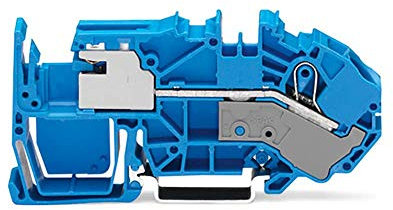 WAGO 2016-7714 Trennklemme 12mm Zugfeder Belegung: N Blau 1 Stück