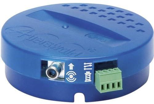 Auerswald 90698 a/b-Audiobox Adapter (2-teilig) mit Beschallung und Durchsagesystemen, Blau
