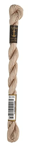 Anchor Perlgarn Stärke 5 4585000-00388 marmor Stickgarn, 100 % Baumwolle, 5g Strängchen