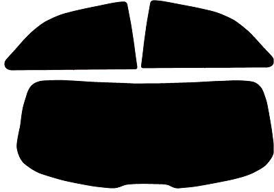 PSSC Pre Cut Rear Car Window Films for Audi A1 3 Door 2010-2017 05% Very Dark Limo Tint