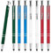 WPRO Stylosa - 8-er Set Mix - Eingabe-Stift & Kugelschreiber 2in1 - Tablet & Smartphone dünne Touch-screen Stylus-Pen Spitze Touchpen