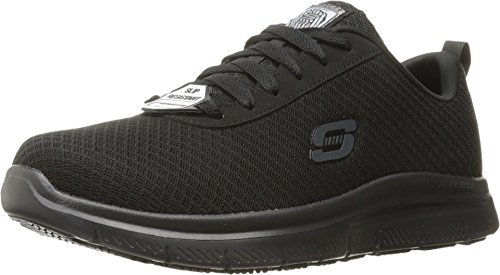 Skechers Flex Advantage Bendon - Scarpe da Lavoro da Uomo, Nero, 11 Wide