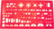 Standardgraph ST7302 - Architekt Werkplanschablone Maßstab 1:100