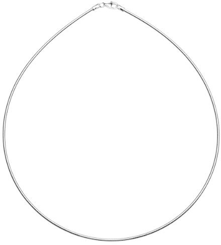 InCollections Damen-Halsreif 925/000 Sterlingsilber Omega 1,4/45 cm