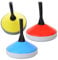 Sport-Thieme Sommer-Eisstock | Mit Sommerlaufsohle für Stockschießen, Teppichcurling, Stocksport | Auf Asphalt, Holz, Teppich, Pflaster | Blau, Rot o. Gelb | 1,1 kg | H: 22 cm, ø 22 cm | Kunststoff