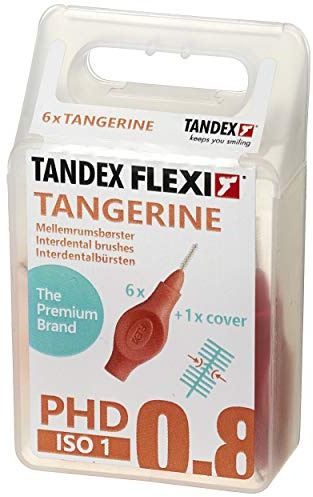 Tandex Flexi Tangerine, 2.5 mm - 0.45 mm, Cylinder 6-Pack